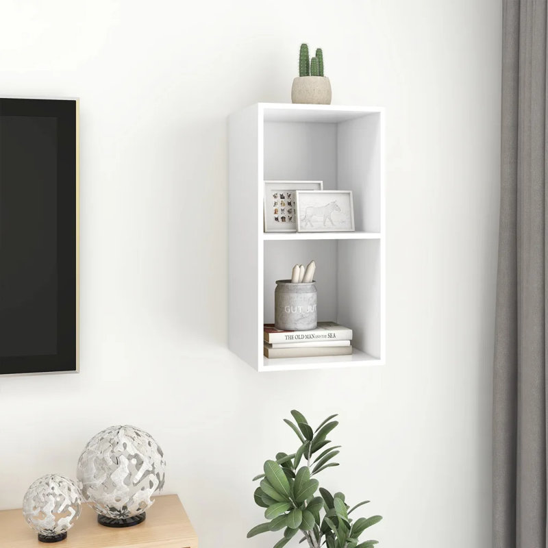 Dellatorre Cube Shelf, White