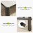 Nimbus 3-Piece Brown Aluminum Patio Conversation Set With Swivel Chairs, Light Gray Cushions And Side Table