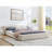 Queen Size Upholstered Bed Frame-214758375