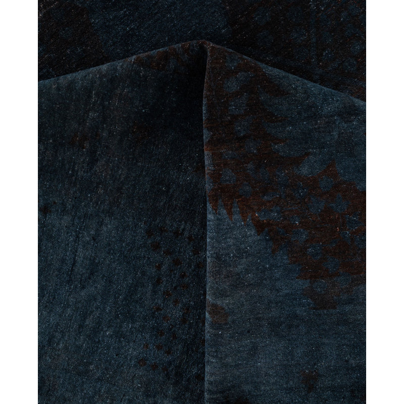 Overdyed One-of-a-Kind 12' 6" X 16' 0" Hand Knotted Area Rug