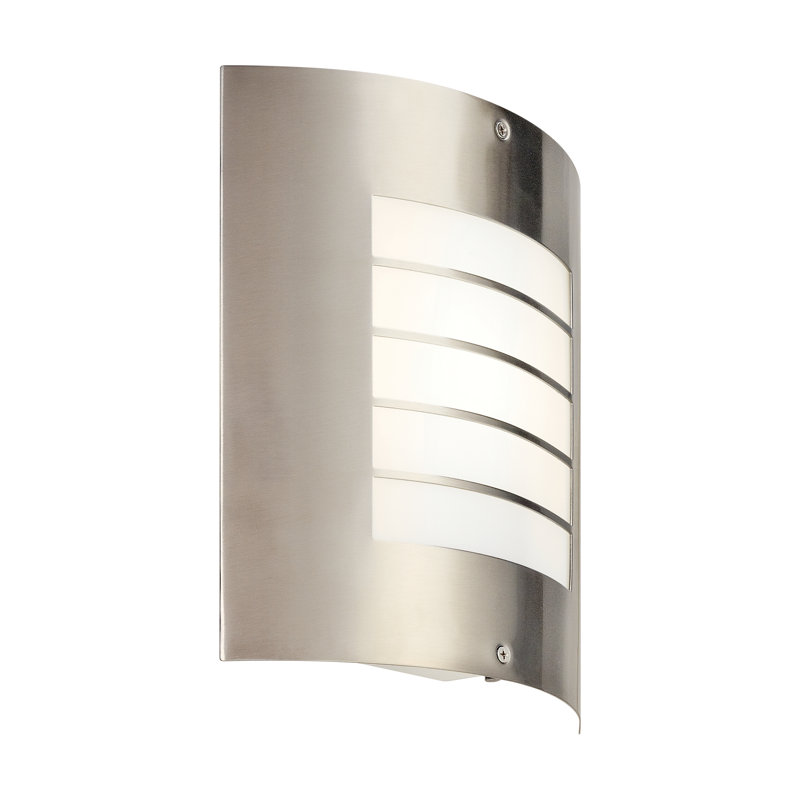 Warner 1 - Ampoule d'extérieur à cloison, Nickel brossé