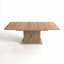 Ensemble de table de salle à manger extensible moderne de 63 à 78 po avec rangement à deux niveaux et chaises en cuir PU Denton-132714454-132714455