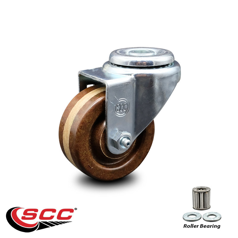 Phenolic Wheel Swivel Bolt Hole Caster