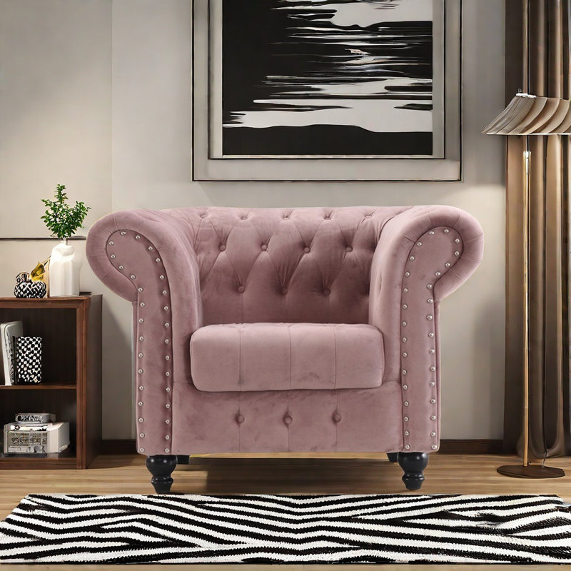 Canapé moderne rose simple
