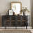 64" Mid-Century Modern Tv Stand  For 90 Inch Tv-1484047850