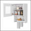 Armoire murale de cuisine avec porte vitrée Nolan pour rangement moderne et peu encombrant