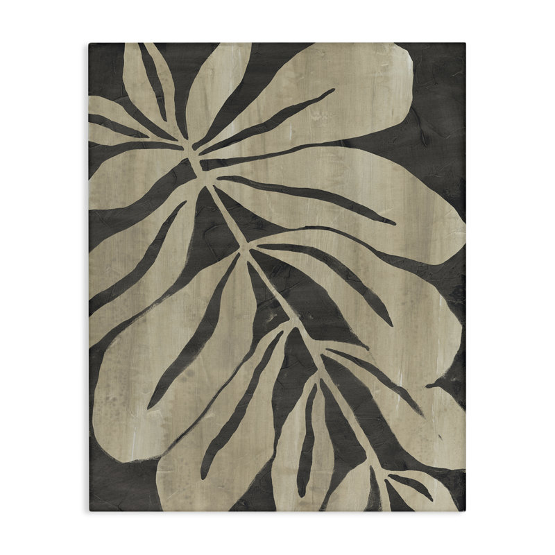Toile en forme de feuille rustique, design par June Erica Vess, H 20 po x l 16 po