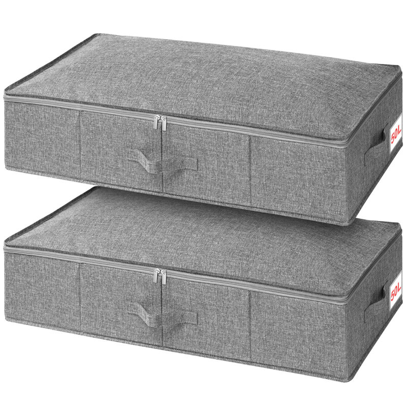 Ebern Designs Fabric Underbed Storage