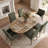 6-Piece Linen Upholstered Solid Wood Dining Chair Set-1061107790