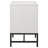Sonora 2-Drawer Nightstand Bedside Table White
