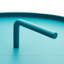 Table d'appoint de patio au design élégant