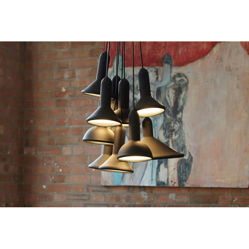 Torch Light, S10 Bunch L1800, 110/120V, 70.87" H x 15.75" W x 15.75" D, Black, 10 Lights