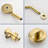 Volume Control Shower Faucet with Rough in-Valve-98127045