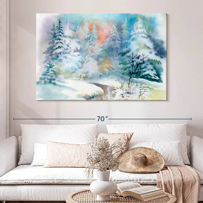 Paysage d'hiver Alvord Fantasy, H 34 po x l 51 po