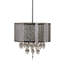 Luminaire suspendu cylindrique à 4 lumières Jill