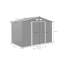 Alaiha 9ft. W x 6ft. D Metal Saltbox Garden Shed