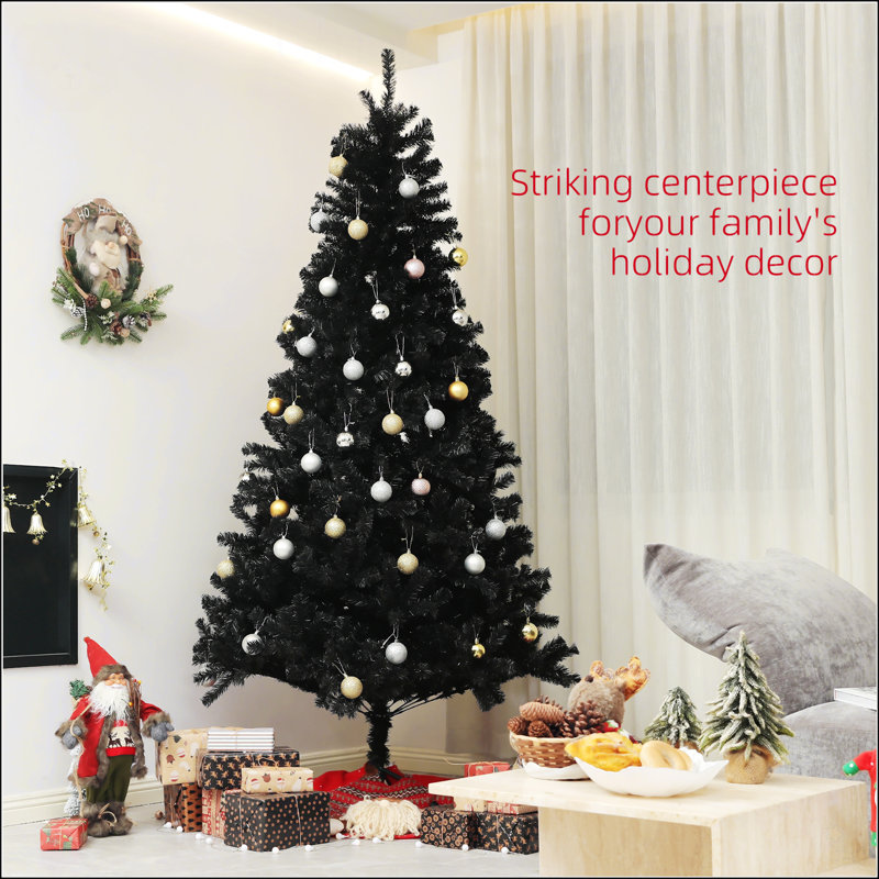 Grand arbre de Noël artificiel, H 7,5 pi