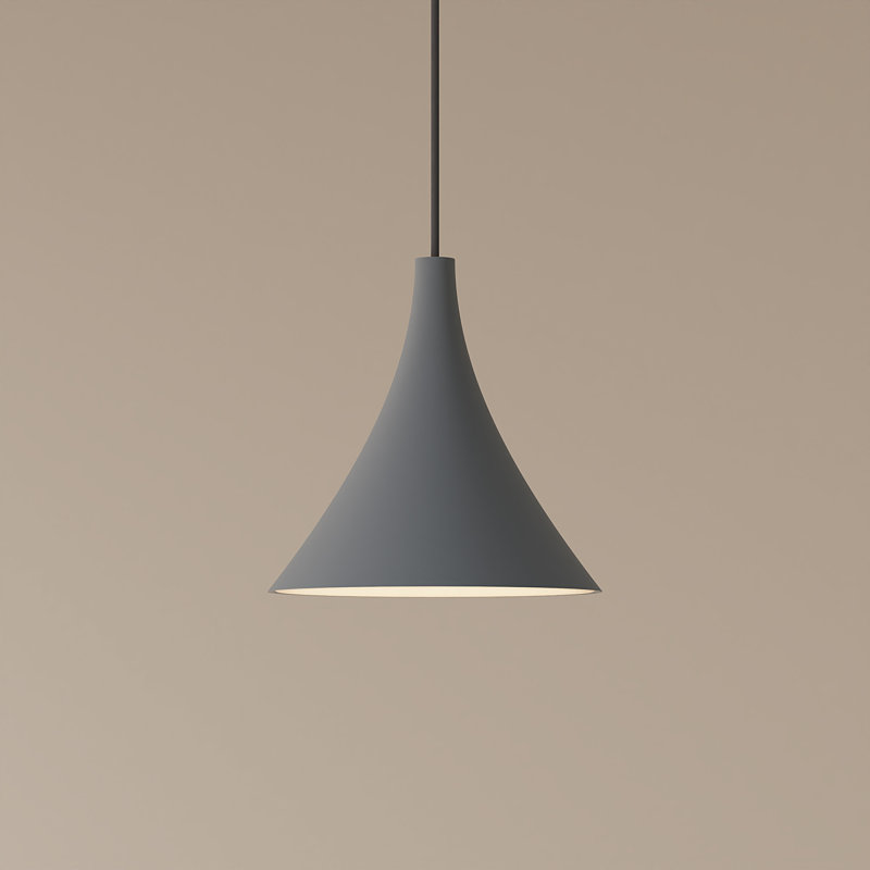 Gota Pendant Light, Black, Cobalt, 14" H x 9.84" W x 9.84" D