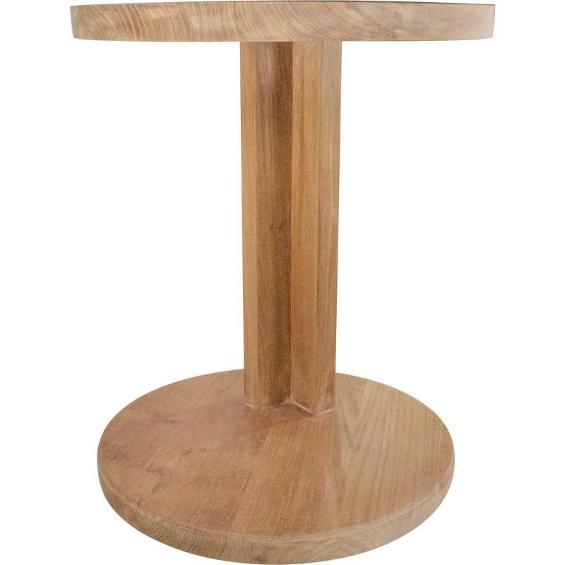 Nordic Teak - Rapaport Natural Teak C Shaped Side Table