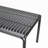 Abra Rectangular Metal Outdoor Dining Table , 59.1'' in. W 31.5'' in. D-717712425