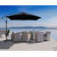 Parasol en porte-à-faux 10 pi Arabella-73844157