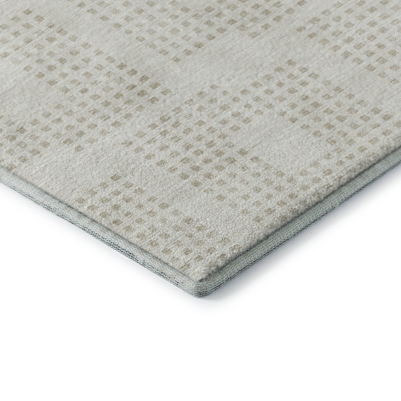 Tapis ivoire Prisco lavable à la machine de qualité supérieure, Tapis de couloir 2 pi 3 po x 7 pi 6 po