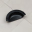 76mm Matt Black Cup Handle-126282197
