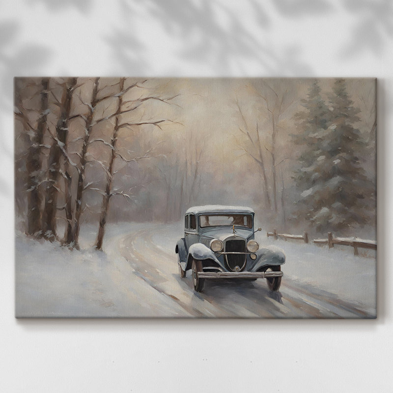 Paysages rétro-CXLII -Galerie enveloppée Cavas, 24 x 36
