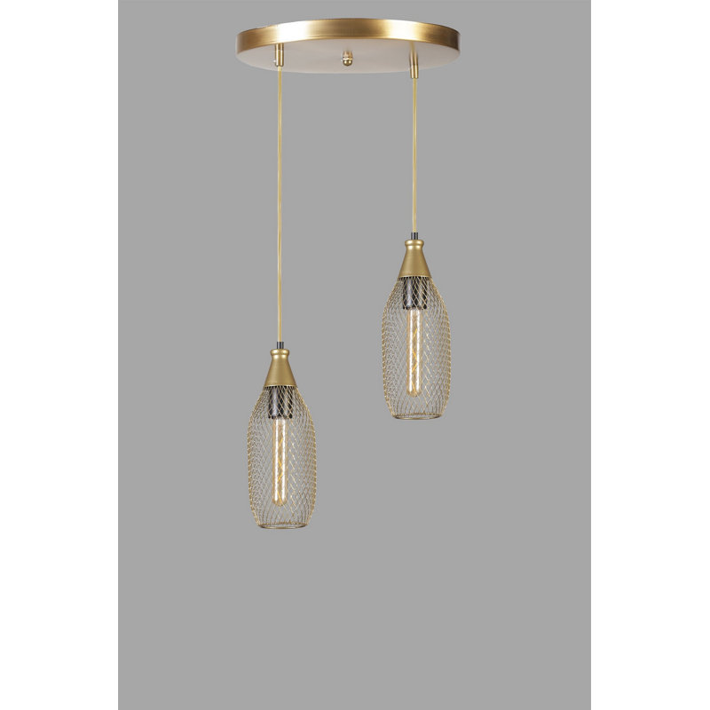 Chandle Chandelier, Gold