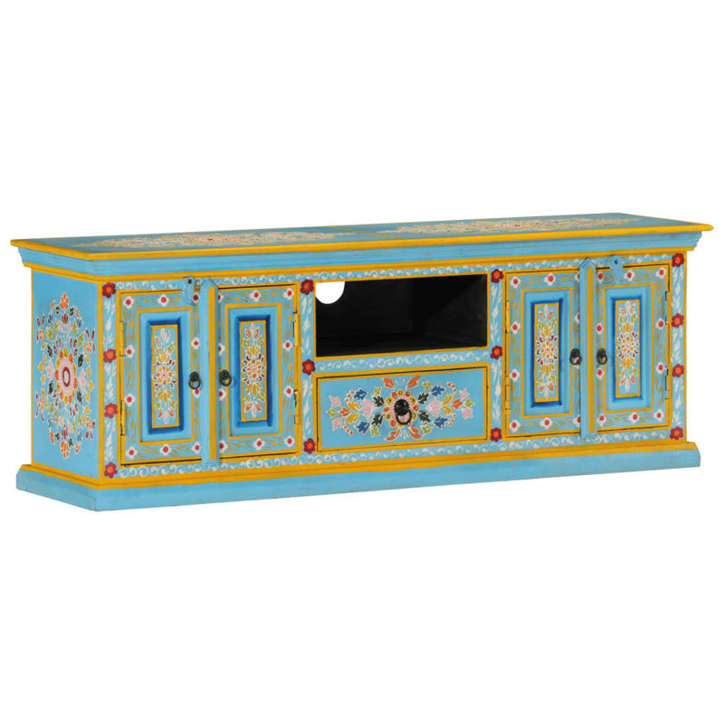 Brayde Unfinished TV Stand for TVs up to 43", Blue