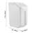 4.5Gal/20Lx2 Large Ingredient Storage Container Airtight Kitchen Flour Bin