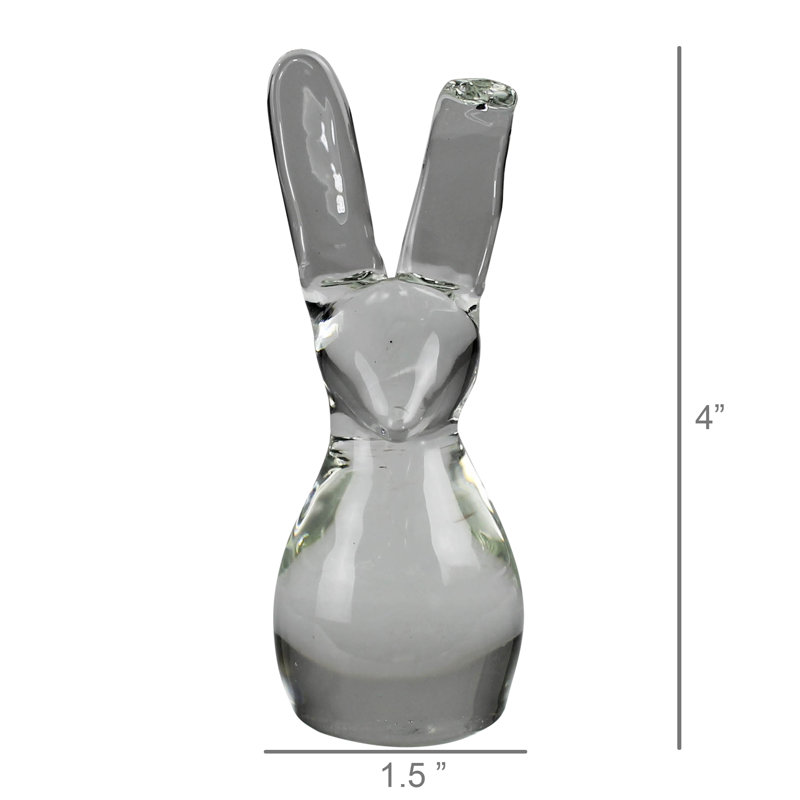 Lapin en verre minimal