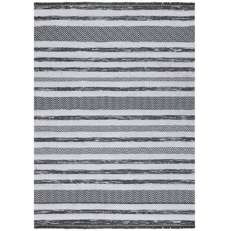Sutapa Cotton Southwestern Indoor Rug, Rectangle 5' x 7'3"