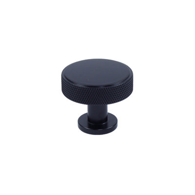 Diamond Knurling 1 3/8" Diameter Round Knob