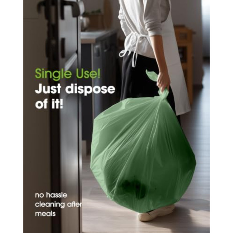 Nappes rondes jetables en plastique de 213 cm (84 po), lot de 10, vert sauge