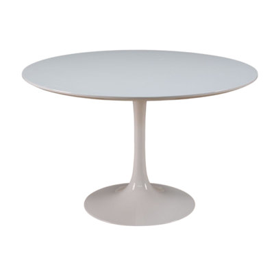 Keigyn Lippa White 60" Round Dining Table