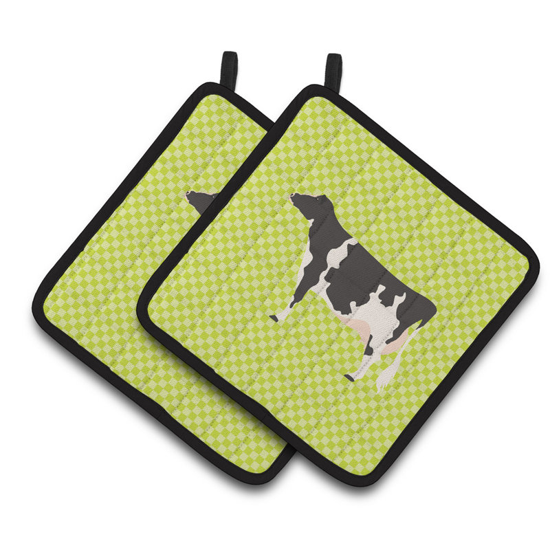Cuisinier poignée de vache holstein caroline de trésors