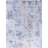 Overdyed One-of-a-Kind Rectangle 9' X 11'10" Hand Knotted Area Rug