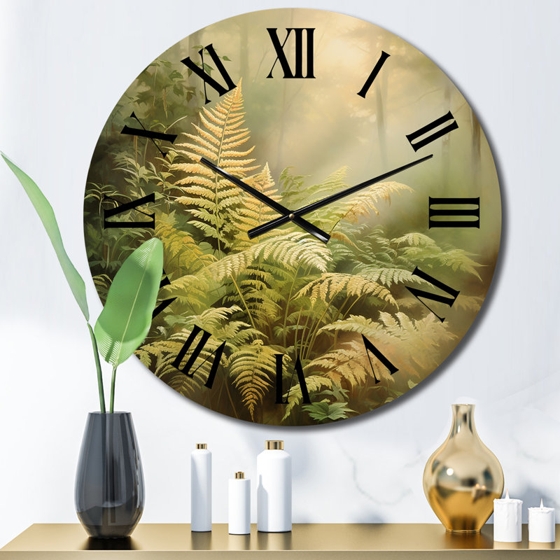 Corneille - Horloge murale florale, Petit