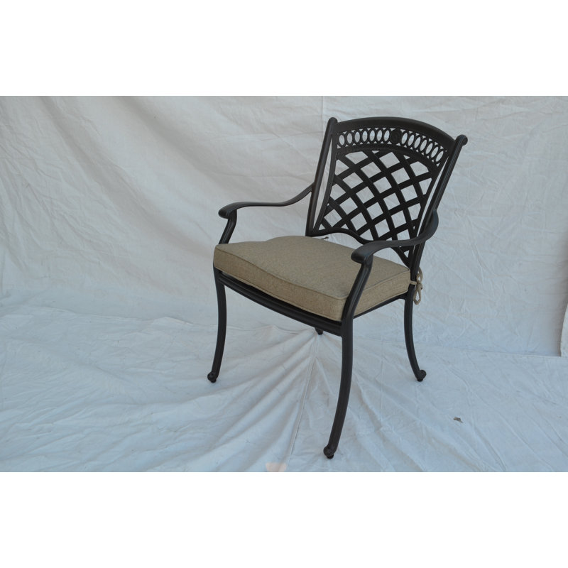 Ellston 6 - Person Patio Dining Set with Oval Table , Cushions Included