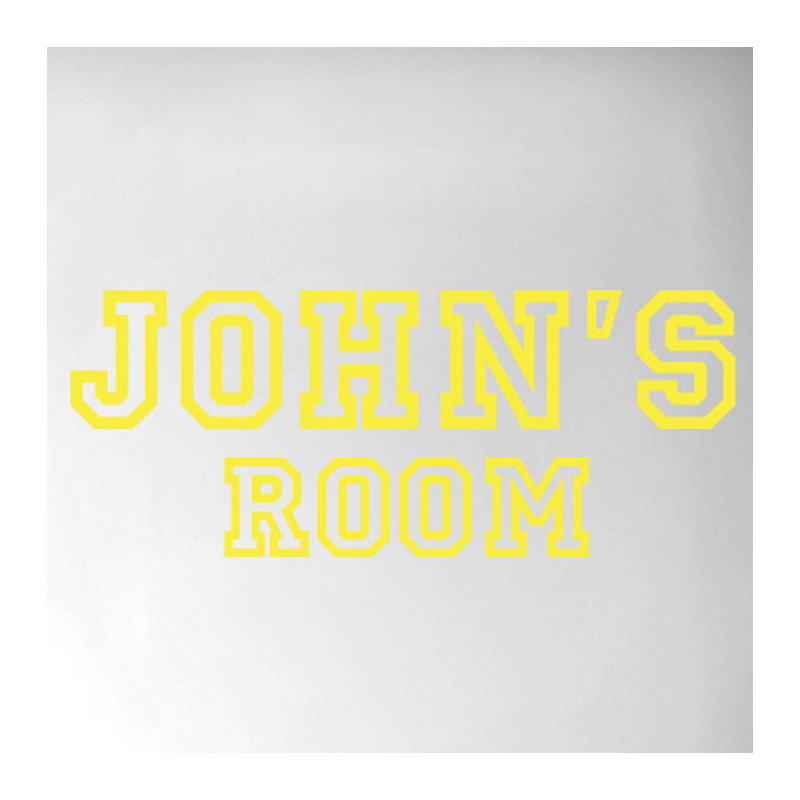 Wall Decal, Bright Yellow