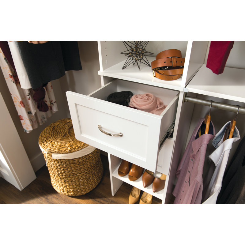 Ensemble de tiroir l 16,65 po SuiteSymphony, Blanc pur, H 9,96 po x l 16,65 po x P 13,62 po