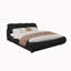 Lit plateforme de luxe avec dossier surdimensionné rembourré, lit plateforme tapissier, lit unique-2032811088-2032811091