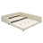 Queen Size & Twin XL Size Upholstered Platform Bed, Mother & Child Bed, PU Leather-574206898