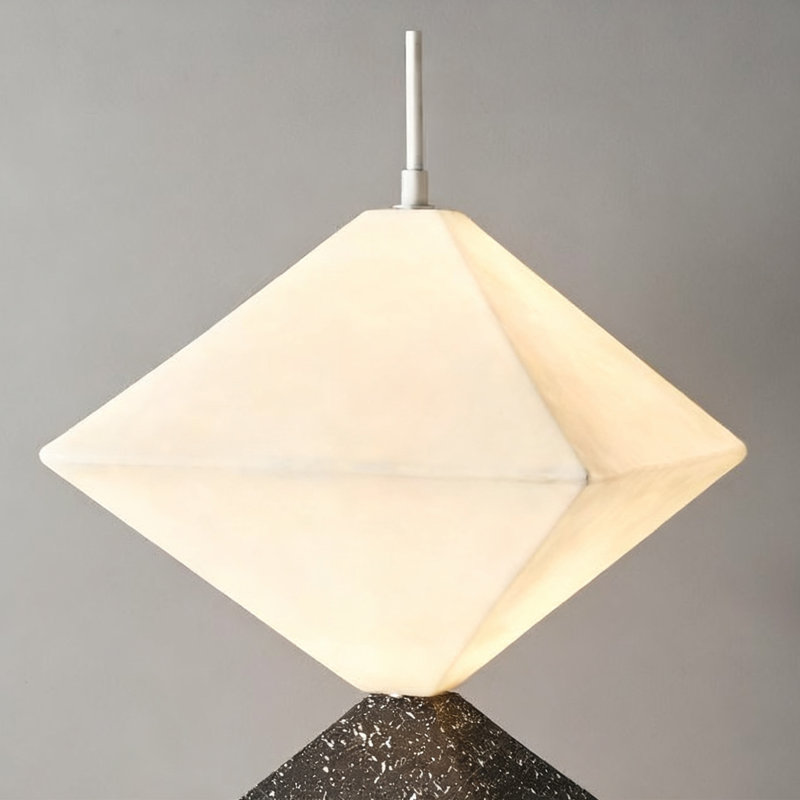 Resin Frameless Home Abstract Floor Lamp, Black 