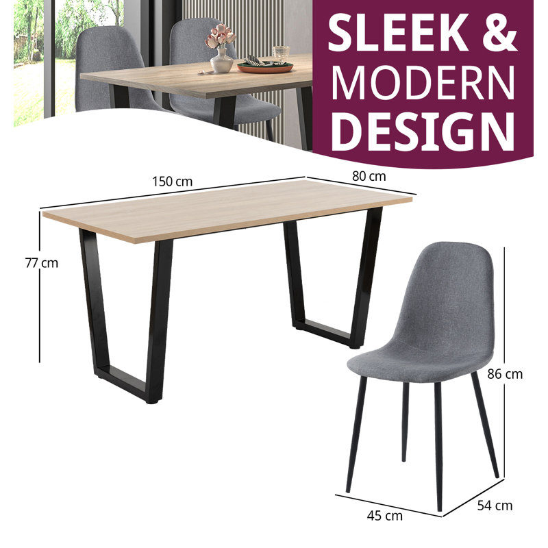 Antigua 4 - Person Dining Set