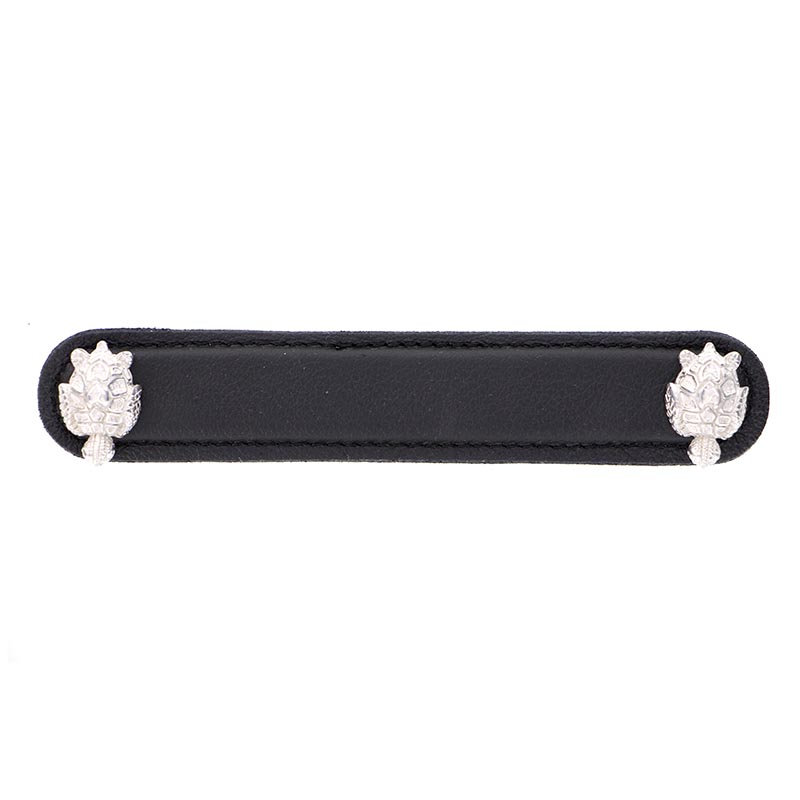 Poignée barre 5 po Pollino, Argent poli, 4"