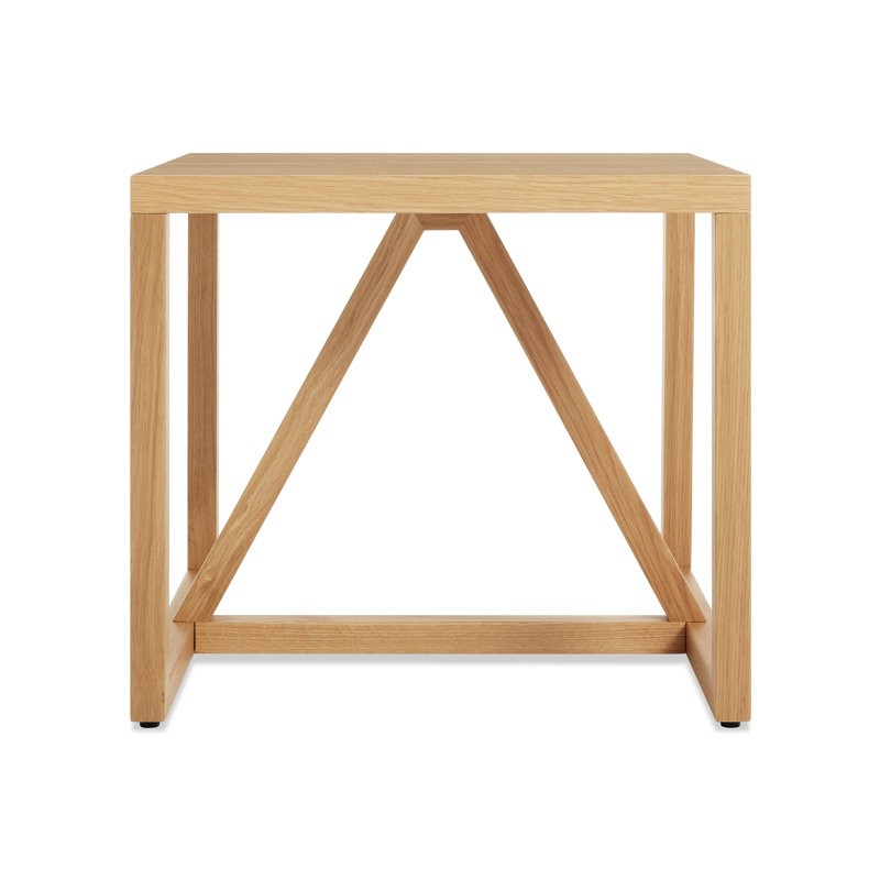 Strut End Table, White Oak