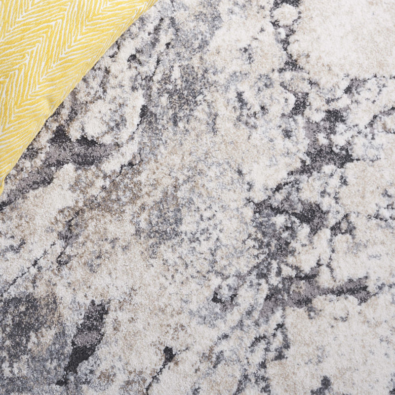 Lekesia Opal Performance Abstract Rug, Rectangle 7' x 10'