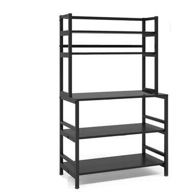 Ivy Bronx Gavien 35.4'' Iron Standard Baker's Rack with Microwave  Compatibility